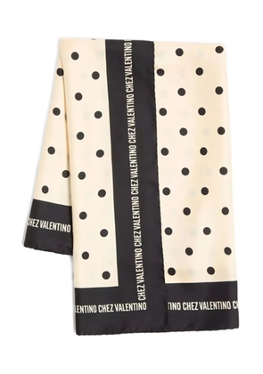Valentino Garavani Chez silk scarf - Neutrals
