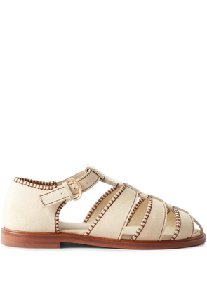 Claudie Pierlot contrast-stitch sandals - Neutrals