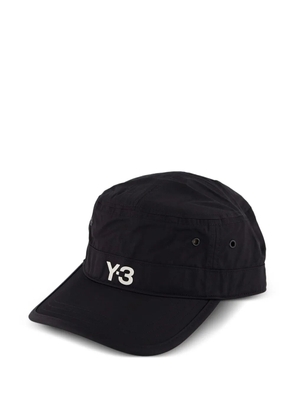 Y-3 Work logo-detail cap - Black