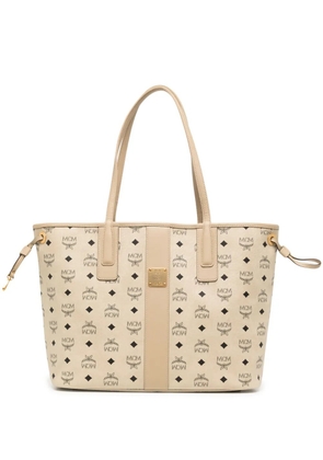 MCM medium Liz monogram tote bag - Neutrals