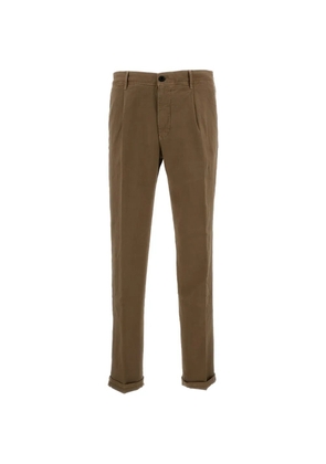 Incotex button trousers - Brown