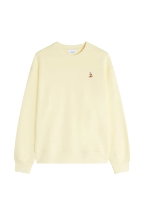 Maison Kitsuné embroidered sweatshirt - Yellow