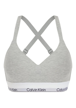 Calvin Klein crossover strap bra - Grey