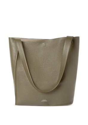 Studio Nicholson Doublet Type 2 grained leather shoulder bag - Green