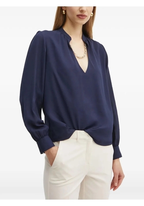 MARCIANO by GUESS V-neck long-sleeve blouse - Blue