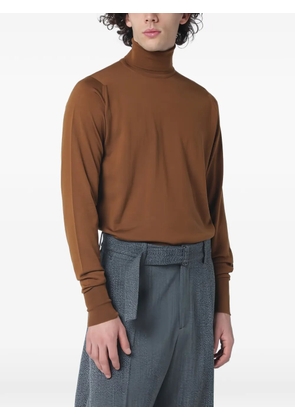 John Smedley Richards long-sleeve sweater - Brown