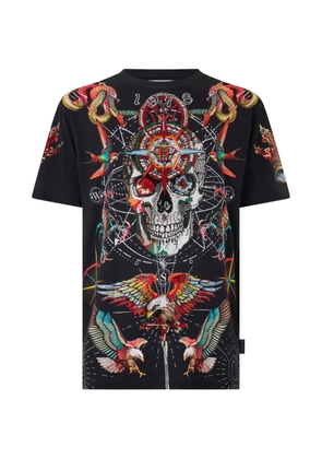 Philipp Plein print-detail T-shirt - Black