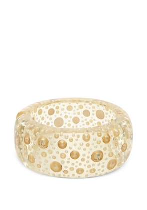 CHANEL Pre-Owned 1986-1988 logo-detail bangle bracelet - Neutrals