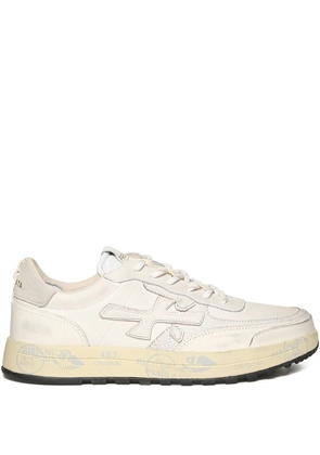 Premiata 7738 logo-appliqué sneakers - Neutrals