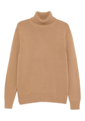 SEVEN GAUGE roll-neck sweater - Brown