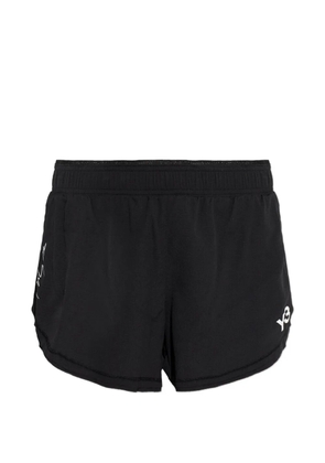 Y-3 logo-detail mini shorts - Black