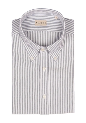 Xacus buttoned striped shirt - White