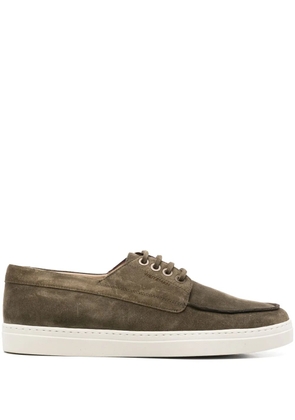 Stuart Weitzman suede derby shoes - Green