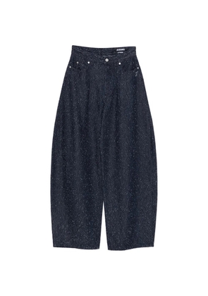 Jacquemus speckled denim jeans - Blue