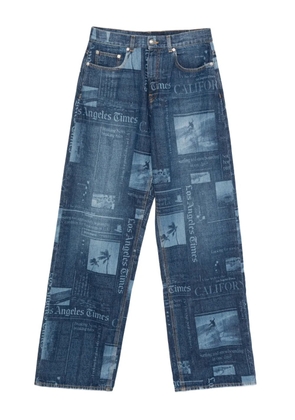 Palm Angels cotton jeans - Blue