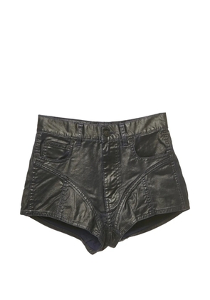 Thierry Mugler Pre-Owned belt-loop pocket shorts - Blue