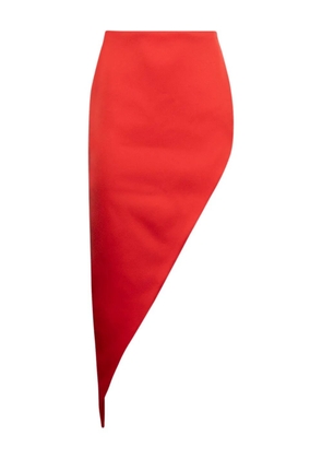 David Koma asymmetric skirt - Red