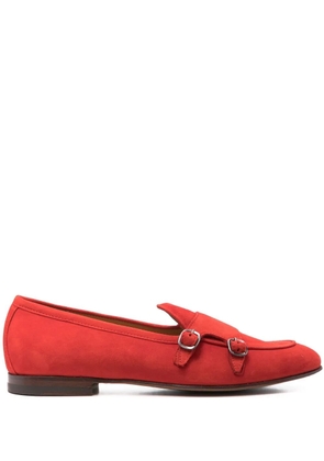 Scarosso Virginia suede loafers - Red