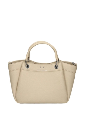Armani Exchange logo-print tote bag - Neutrals