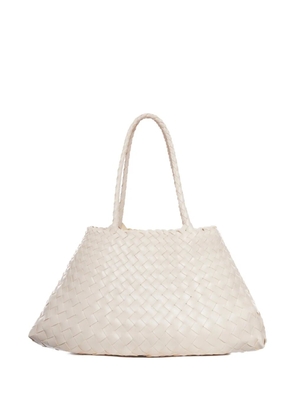 DRAGON DIFFUSION big Santa Croce braided-handle tote bag - Neutrals
