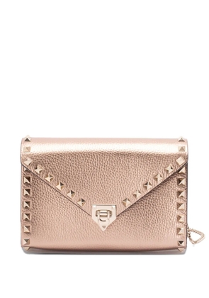 Valentino Garavani Rockstud leather satchel bag - Pink