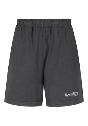 Sporty & Rich cotton shorts - Black