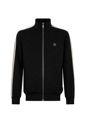 Philipp Plein zip-up sports jacket - Black