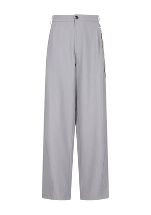 DARKPARK chain-detailed straight trousers - Grey
