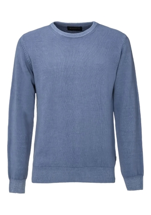 40Weft ribbed sweater - Blue