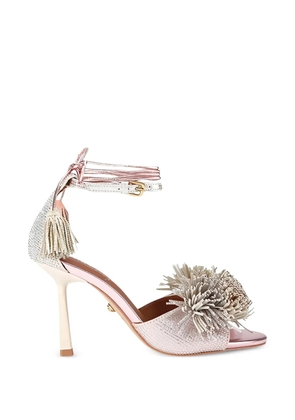 Kurt Geiger London pompom ankle tie sandals - Pink