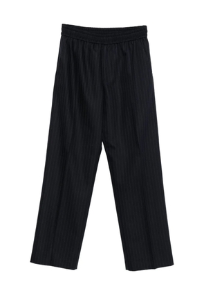Golden Goose pinstripe elasticated-waist trousers - Blue