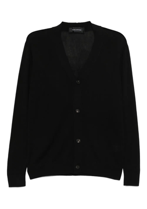 Tagliatore Castor cardigan - Black