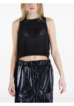 Tommy Jeans Open Stitch Flag tank top - Black