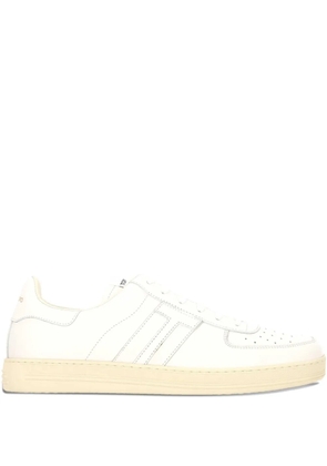 TOM FORD leather panelled sneakers - White