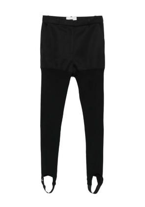 Coperni high-waisted stirrup trousers - Black