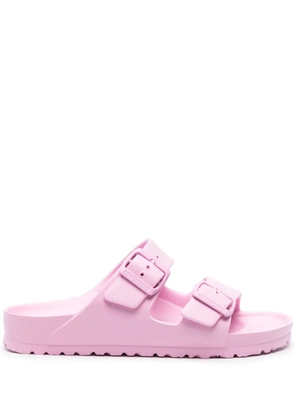 Birkenstock Arizona logo-buckle slides - Pink