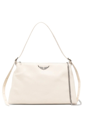 Zadig&Voltaire Jim wings-detail top-handle shoulder bag - Neutrals