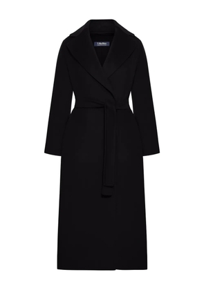 'S Max Mara belted wool coat - Black