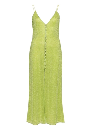 Oséree Lumière button-up dress - Green