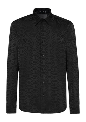Philipp Plein Sugar Daddy Cut silk shirt - Black