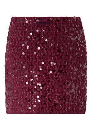 PINKO Gimme mini skirt - Red