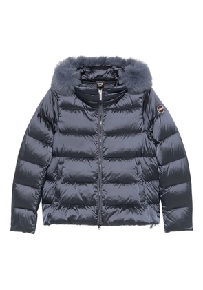Colmar fur hooded jacket - Blue
