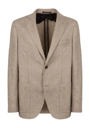 slowear two-button back-slit blazer - Neutrals