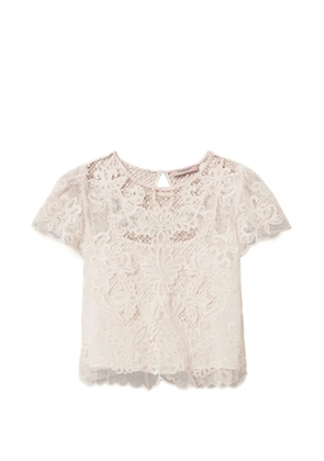 TWINSET embroidered blouse - Neutrals