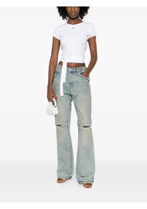 Diesel T-Bunny-Tail tie-waist T-shirt - White
