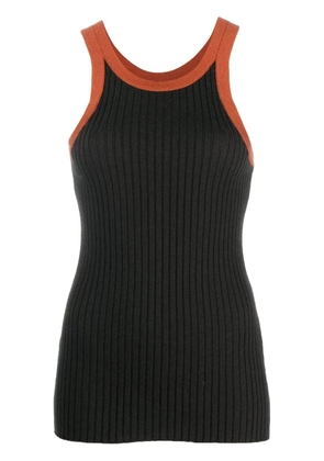 PAULA ribbed-knit tank top - Green