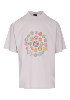 Balenciaga printed crew-neck T-shirt - Grey