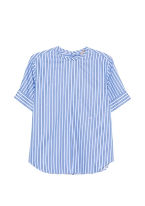 Nº21 striped short-sleeve blouse - Blue