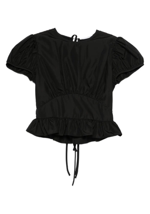 Cecilie Bahnsen Cristobal ruffled top - Black