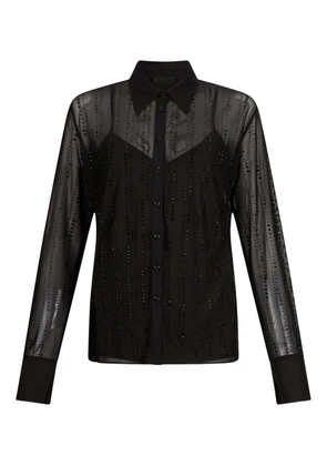 LIU JO tulle shirt - Black
